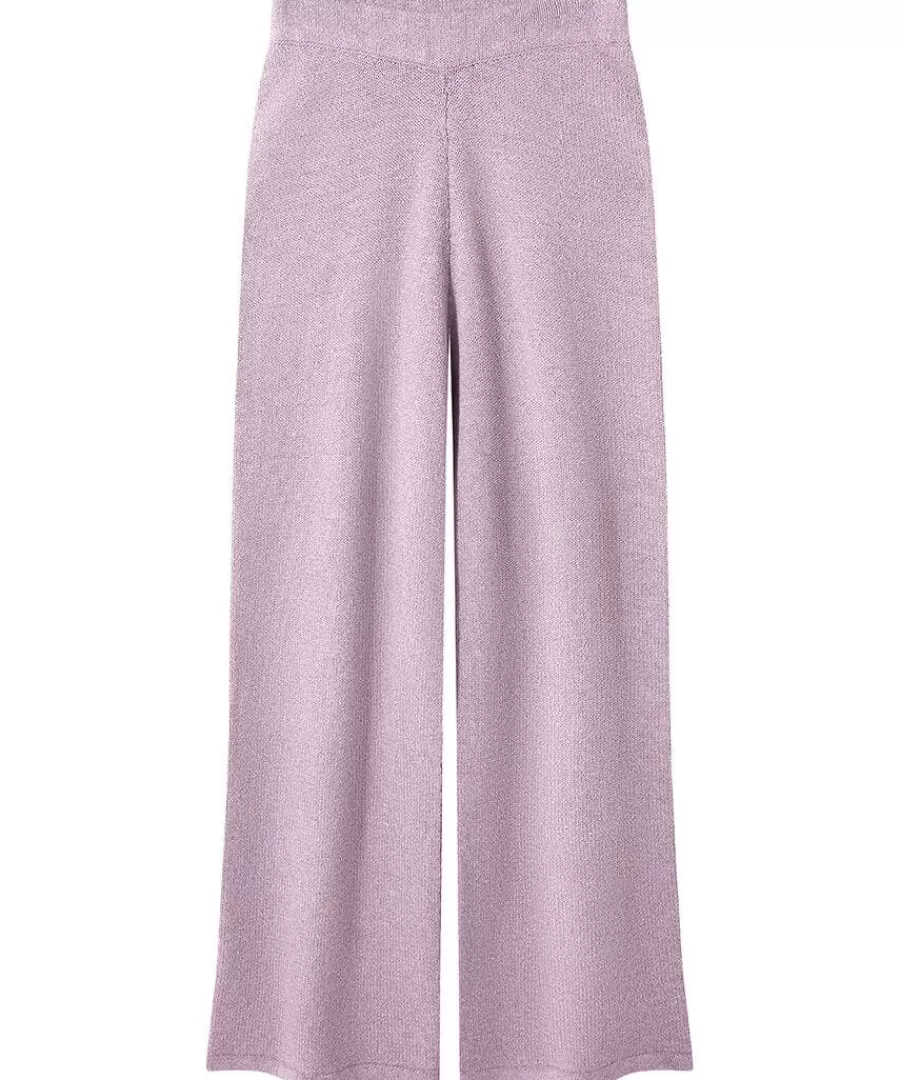 Cheap Joe Browns Sloe Joes Wide Leg Knitted Trousers Purple