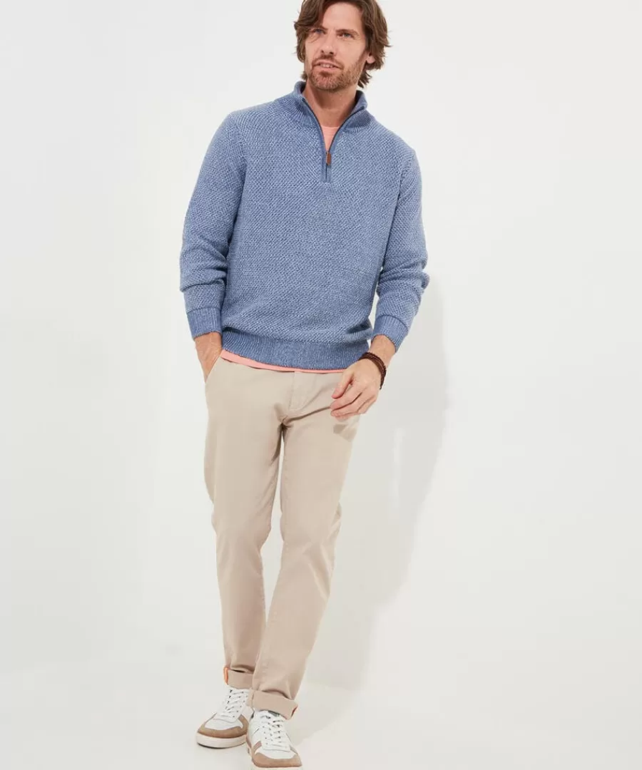 Outlet Joe Browns Smarten Up Funnel Knit Pale Blue