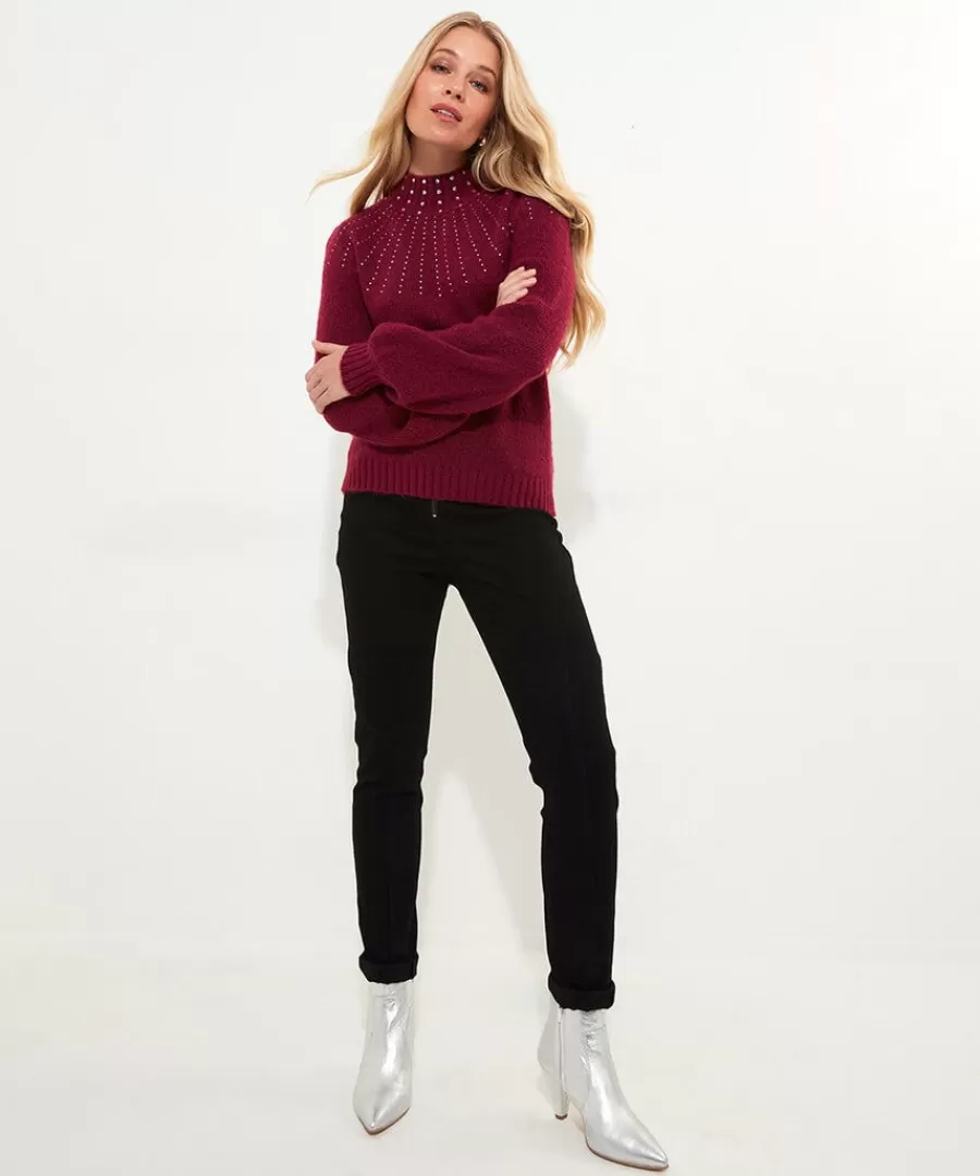 Flash Sale Joe Browns Sparkle Season Jumper Berry