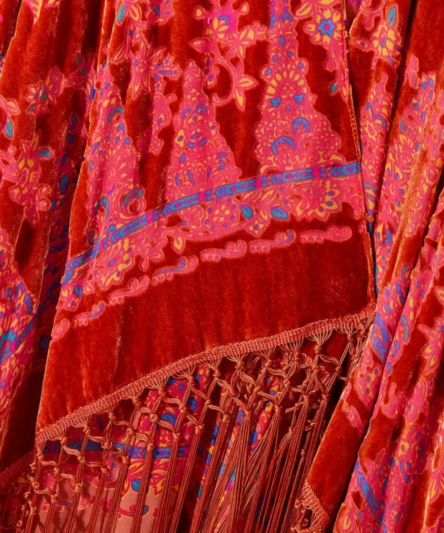 Sale Joe Browns Spice Market Devore Kimono Burnt Orange