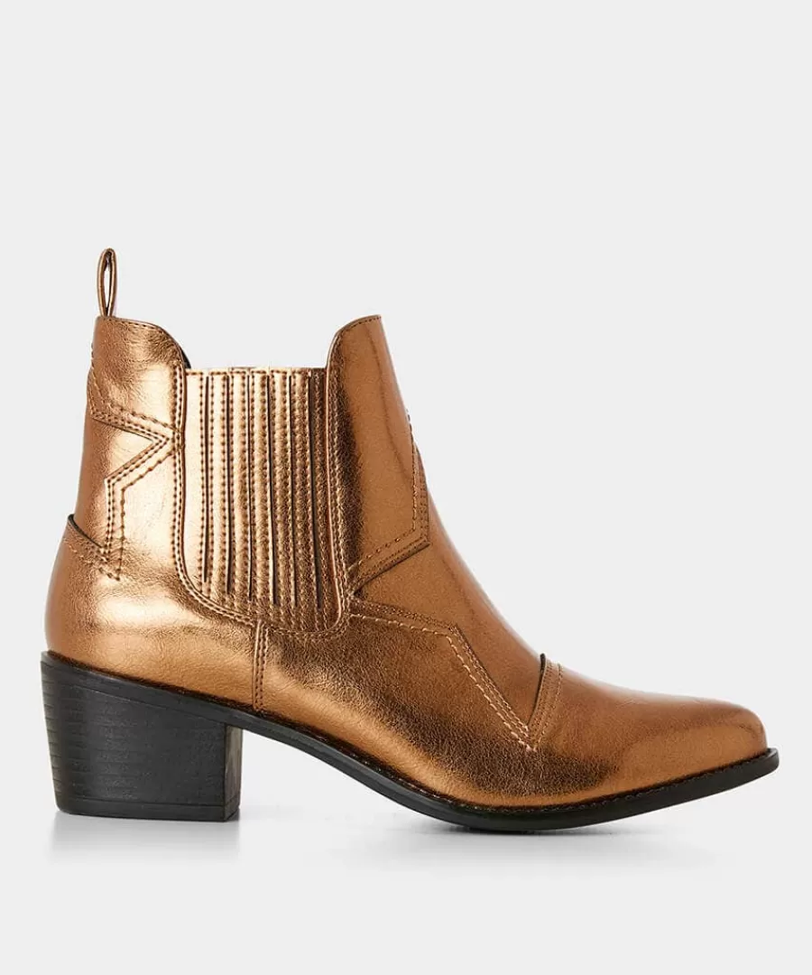 Hot Joe Browns Star Gazer Western Boots Bronze