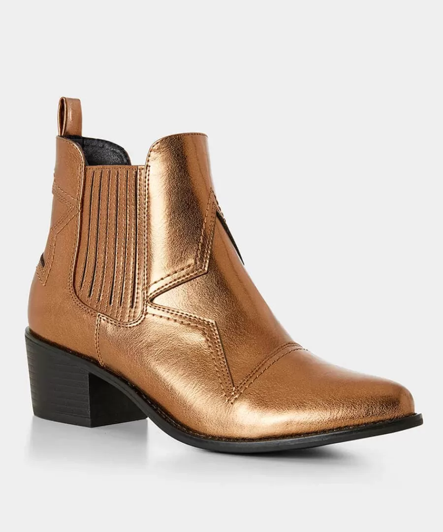Hot Joe Browns Star Gazer Western Boots Bronze