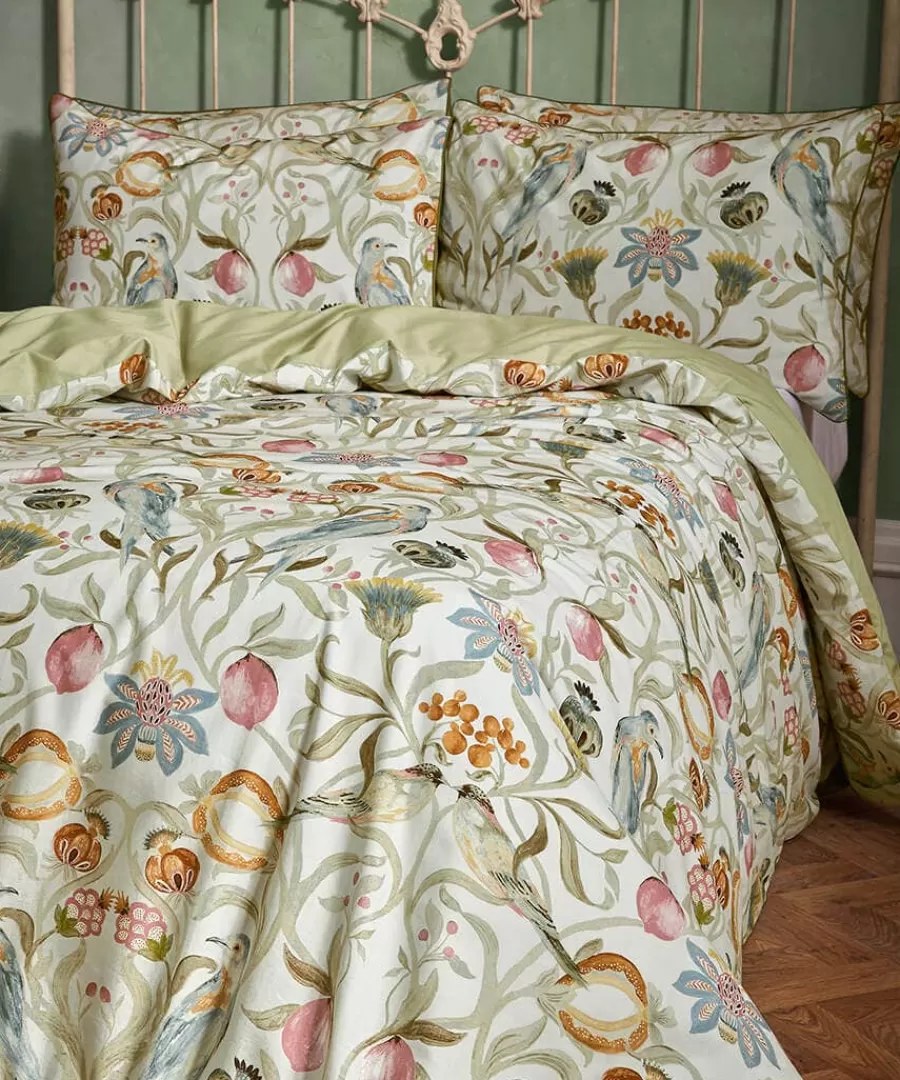 Shop Joe Browns Song Bird 100% Cotton Sateen Duvet Set Stone