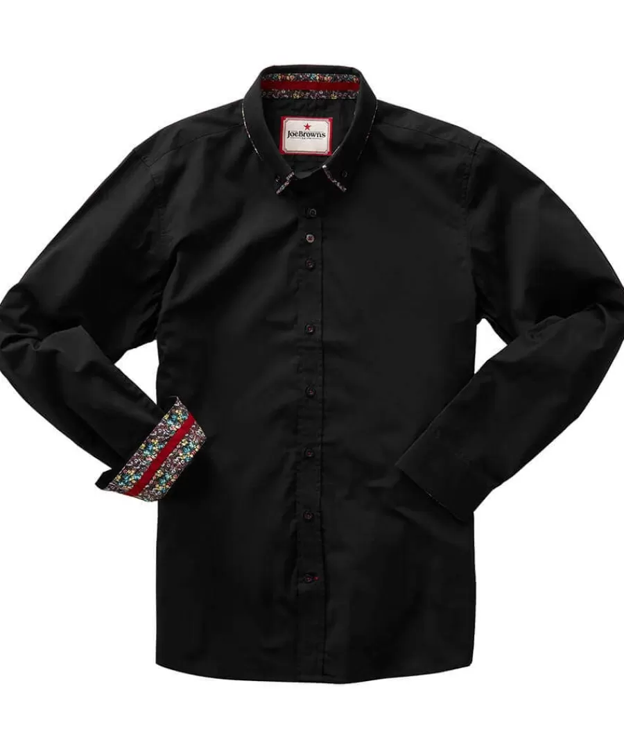 Hot Joe Browns Super Stylish Shirt Black