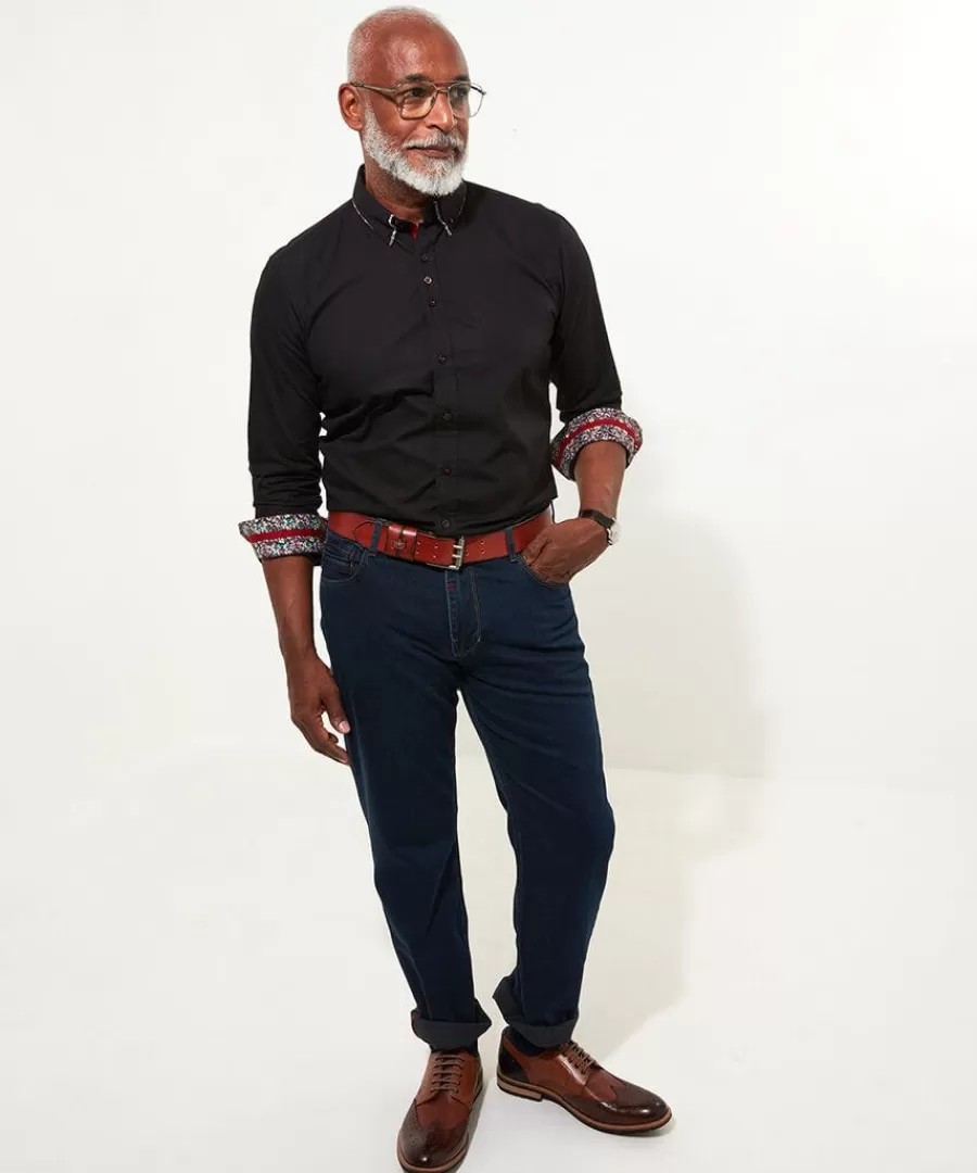Hot Joe Browns Super Stylish Shirt Black