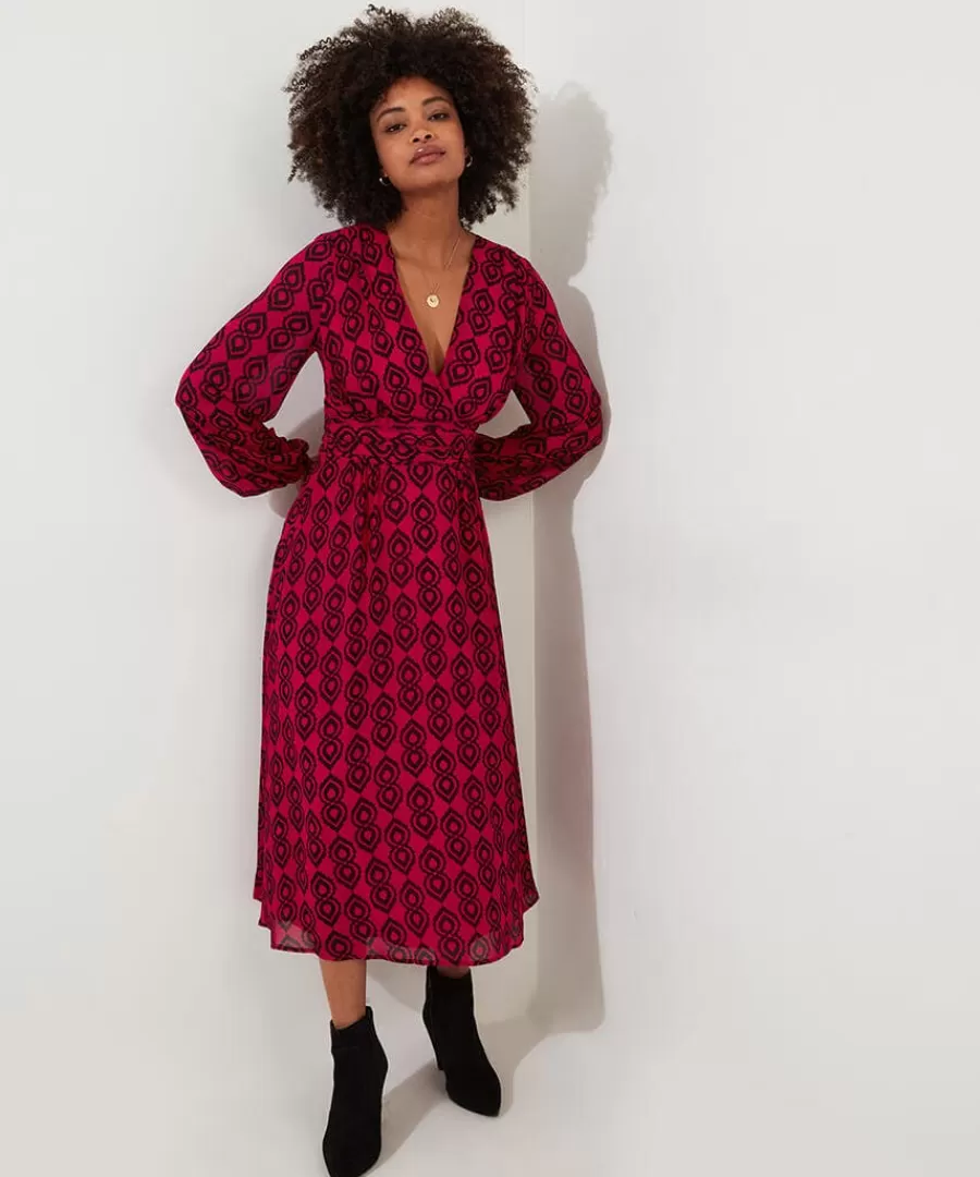 Store Joe Browns Tamzin Printed Dress Pink