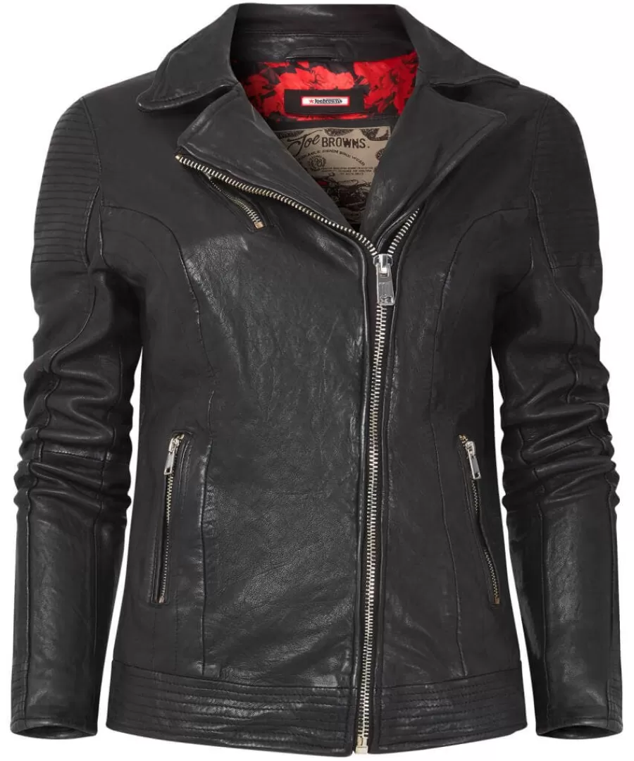 Flash Sale Joe Browns The Forever Leather Jacket Black