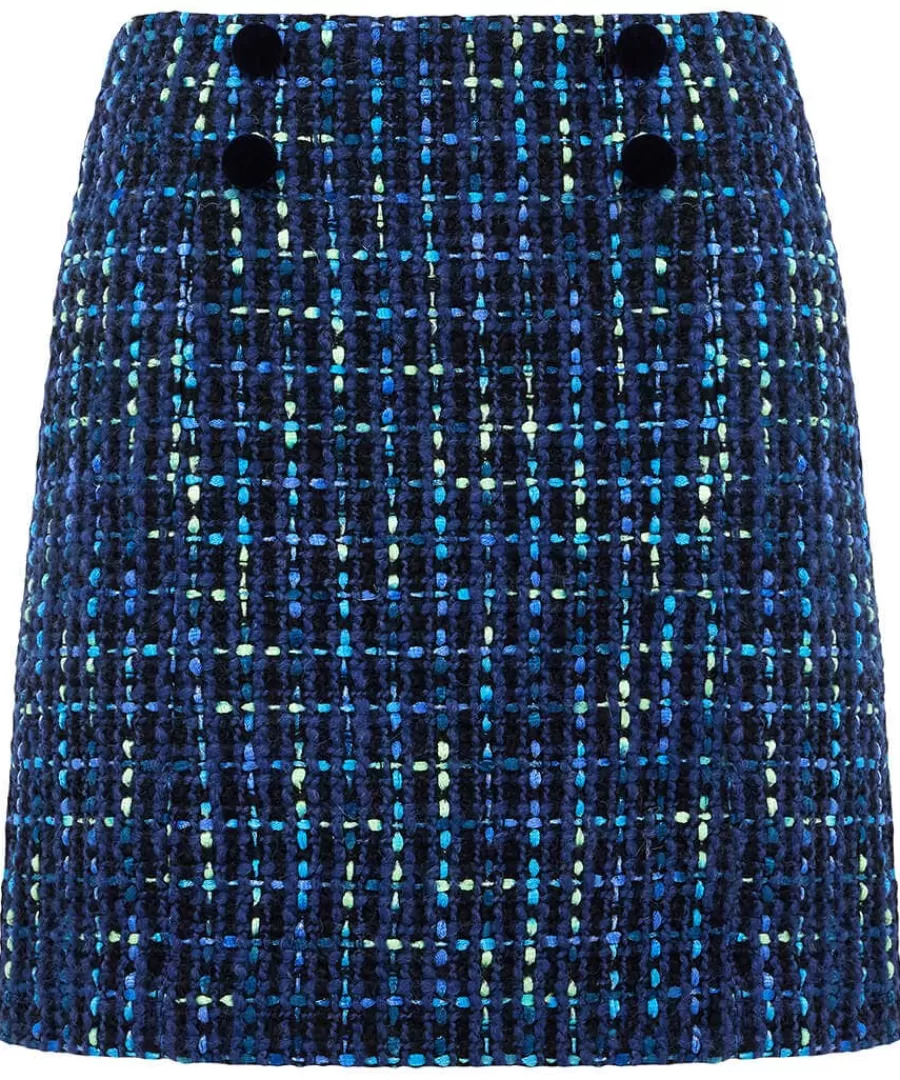Flash Sale Joe Browns Tiah Tweed Skirt Blue