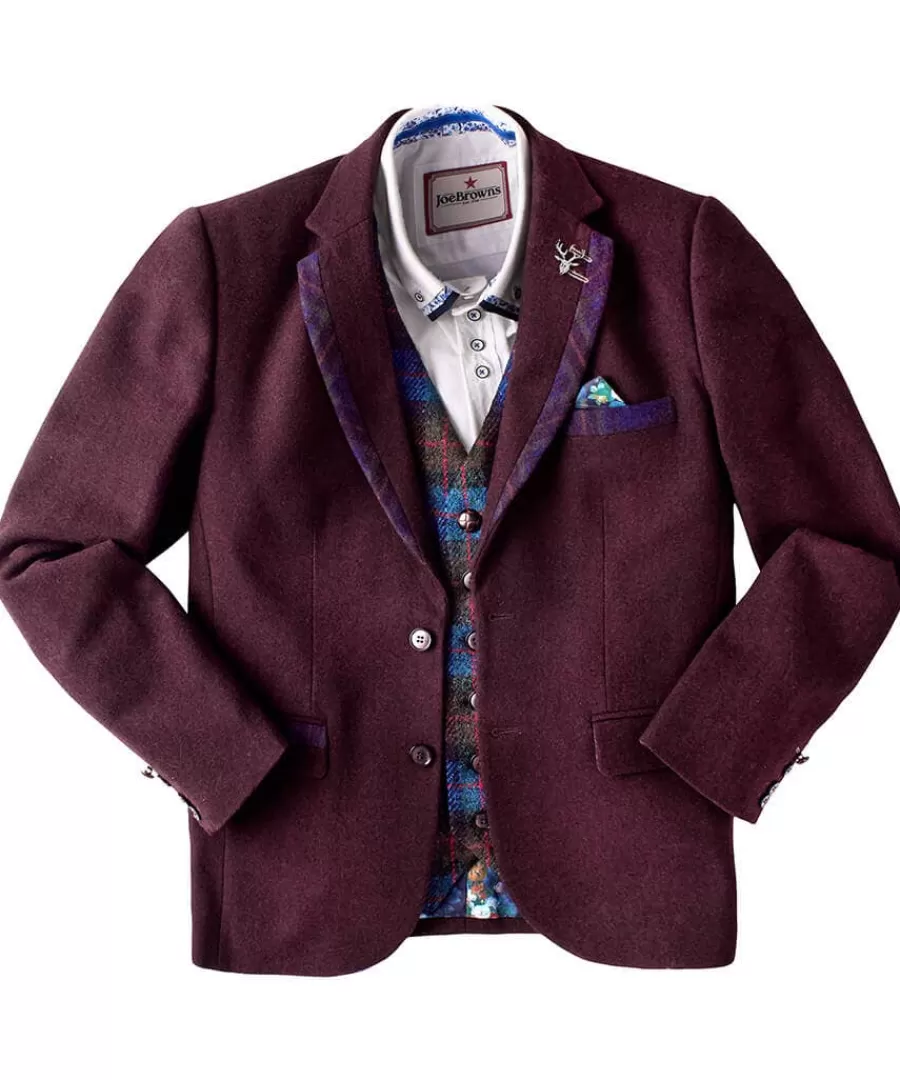 Shop Joe Browns Touch Of Personality Blazer Burgundy