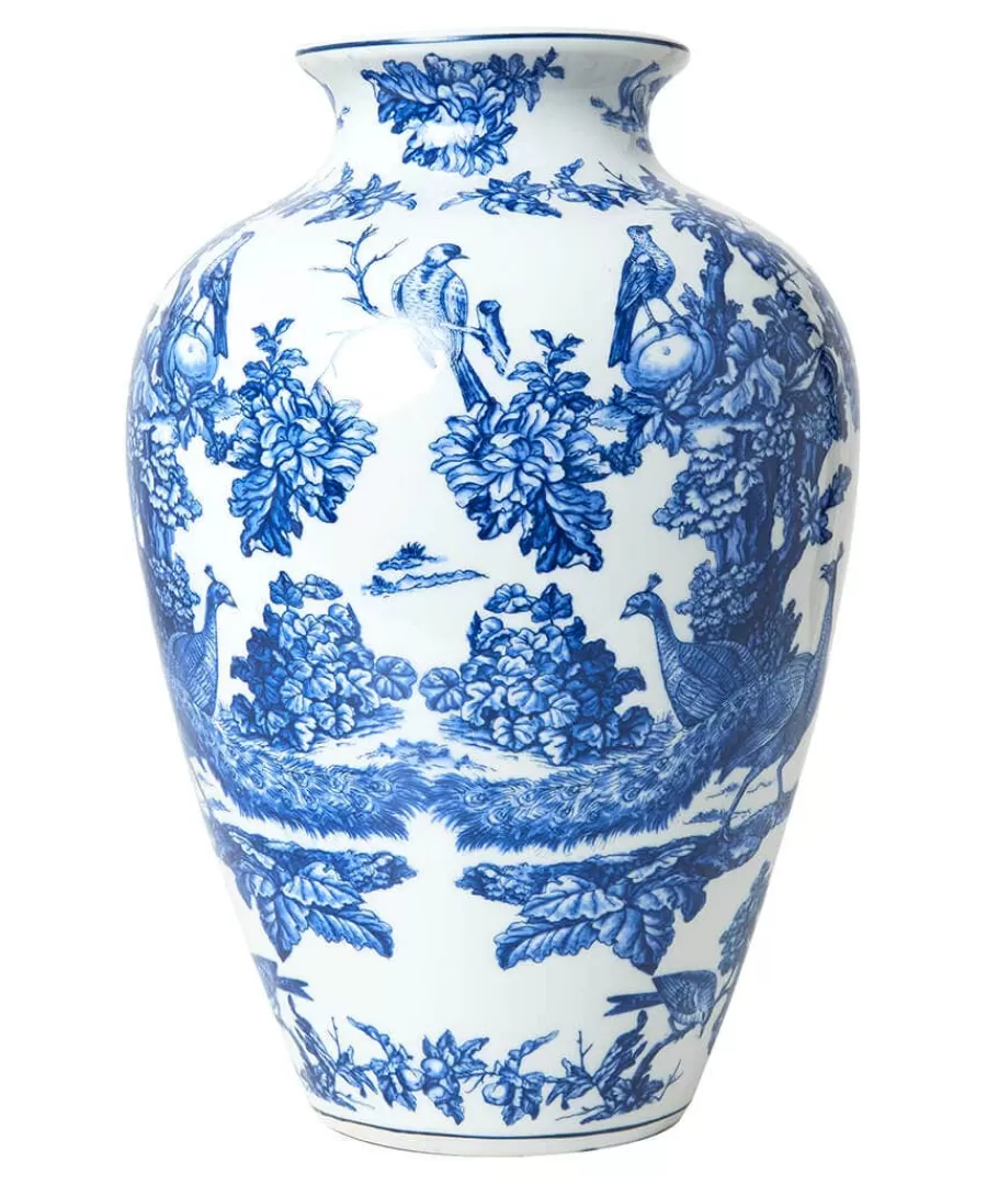 Online Joe Browns Tranquillizing Tropical Bird Vase Blue