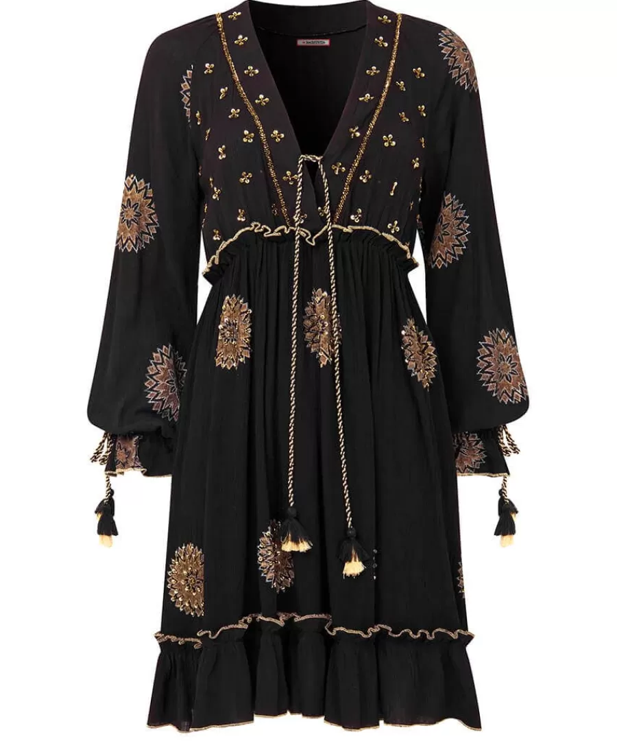 Flash Sale Joe Browns Truly Remarkable Embroidered Tunic Dress Black