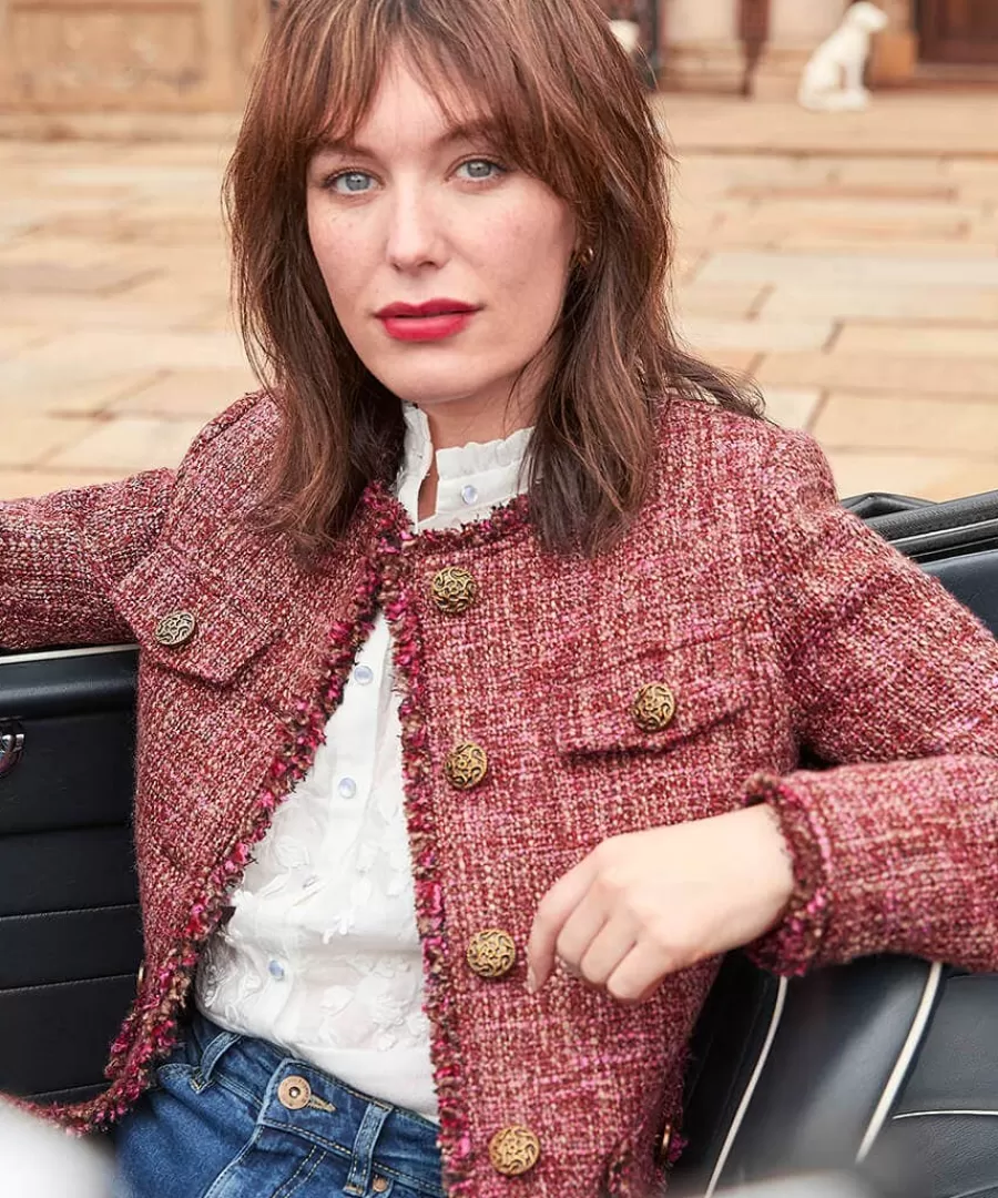 Discount Joe Browns Truly Tweed Jacket Berry