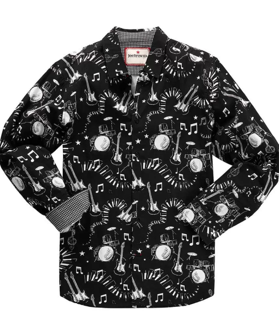 Fashion Joe Browns Tune Time Shirt Black