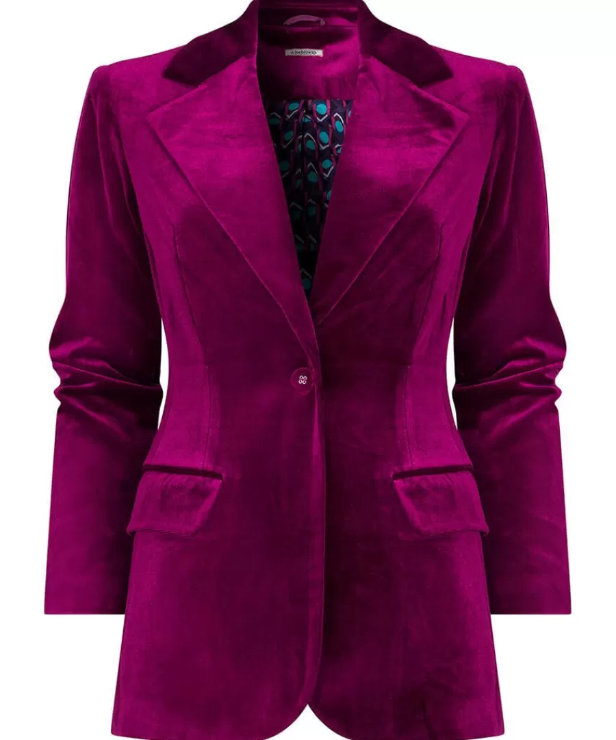 Outlet Joe Browns Valencia Velour Jacket Pink