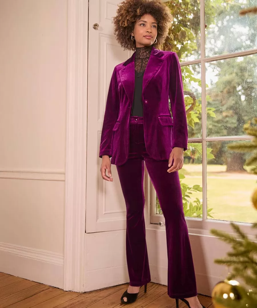 Best Joe Browns Valencia Velour Trousers Pink