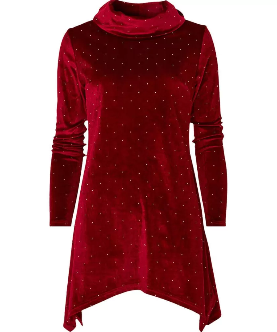 Clearance Joe Browns Very Velour Tunic Berry