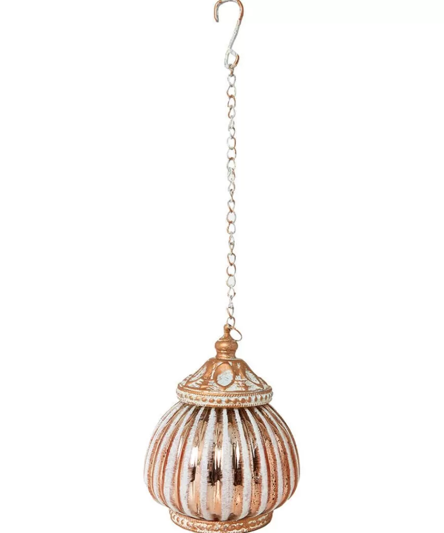 Hot Joe Browns Vietnamese Luminous LED Hanging Lantern Gold