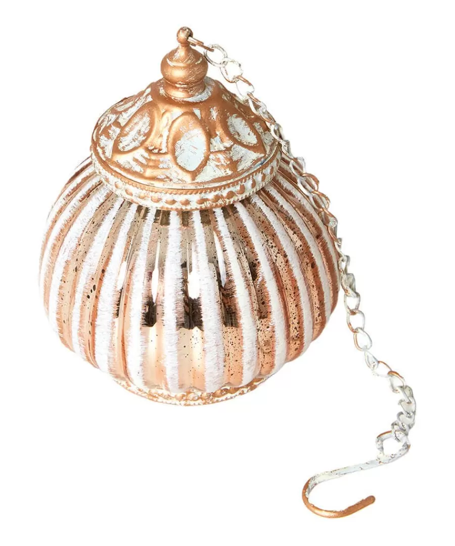 Hot Joe Browns Vietnamese Luminous LED Hanging Lantern Gold
