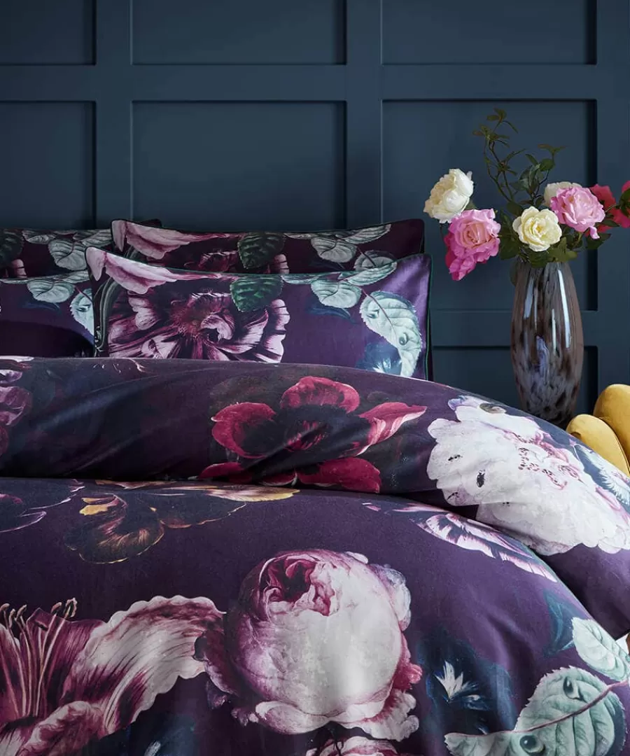 Clearance Joe Browns Violet Bloom 100% Cotton Duvet Set Purple