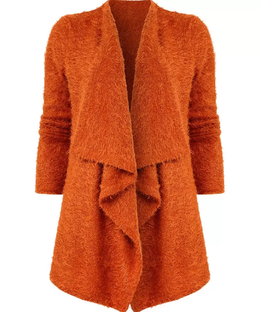 Cheap Joe Browns Waterfall Cardigan Orange