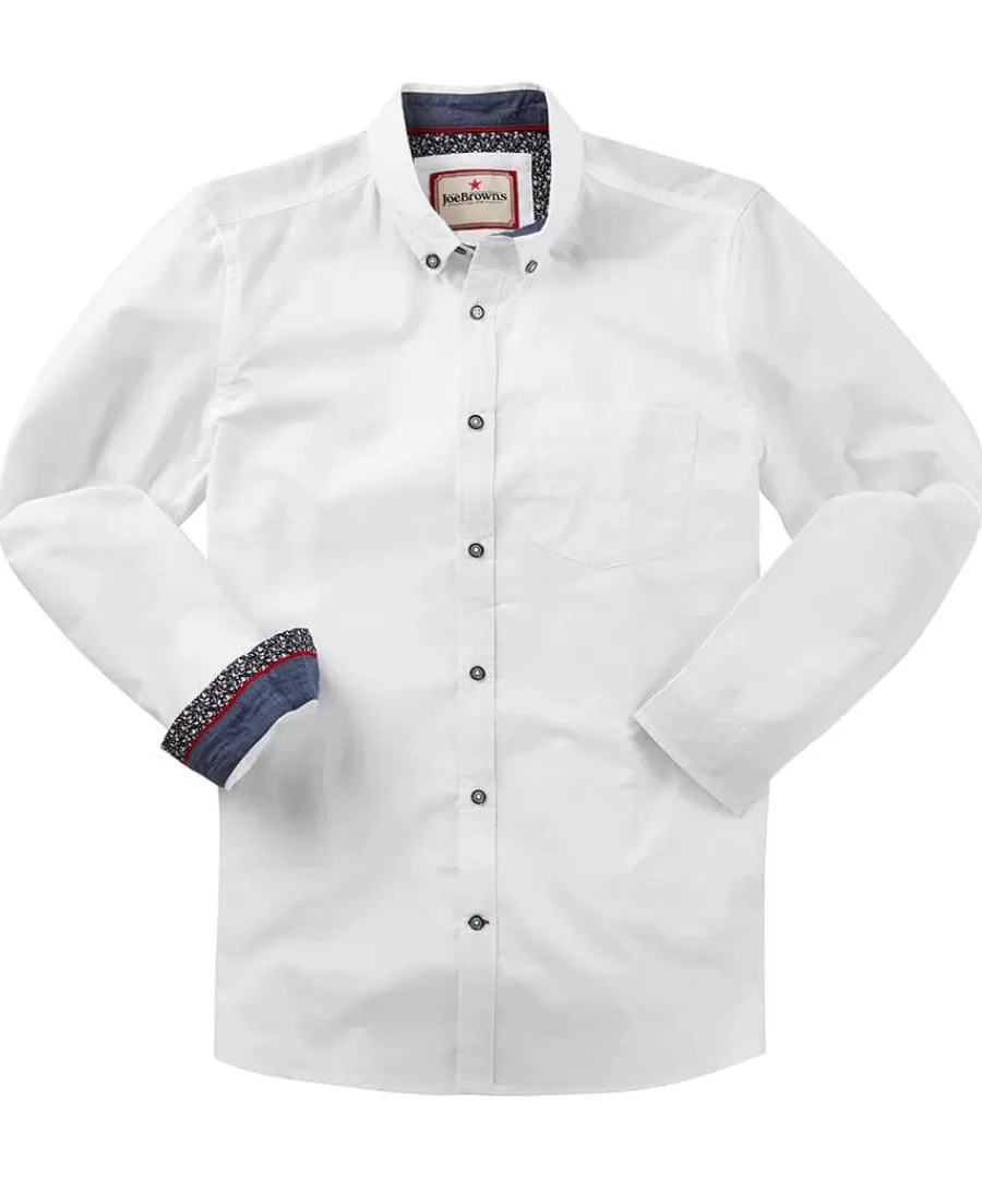 Sale Joe Browns Oxford Shirt White