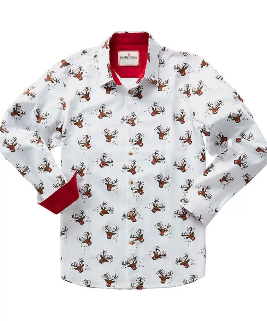 Hot Joe Browns Wild At Heart Shirt White