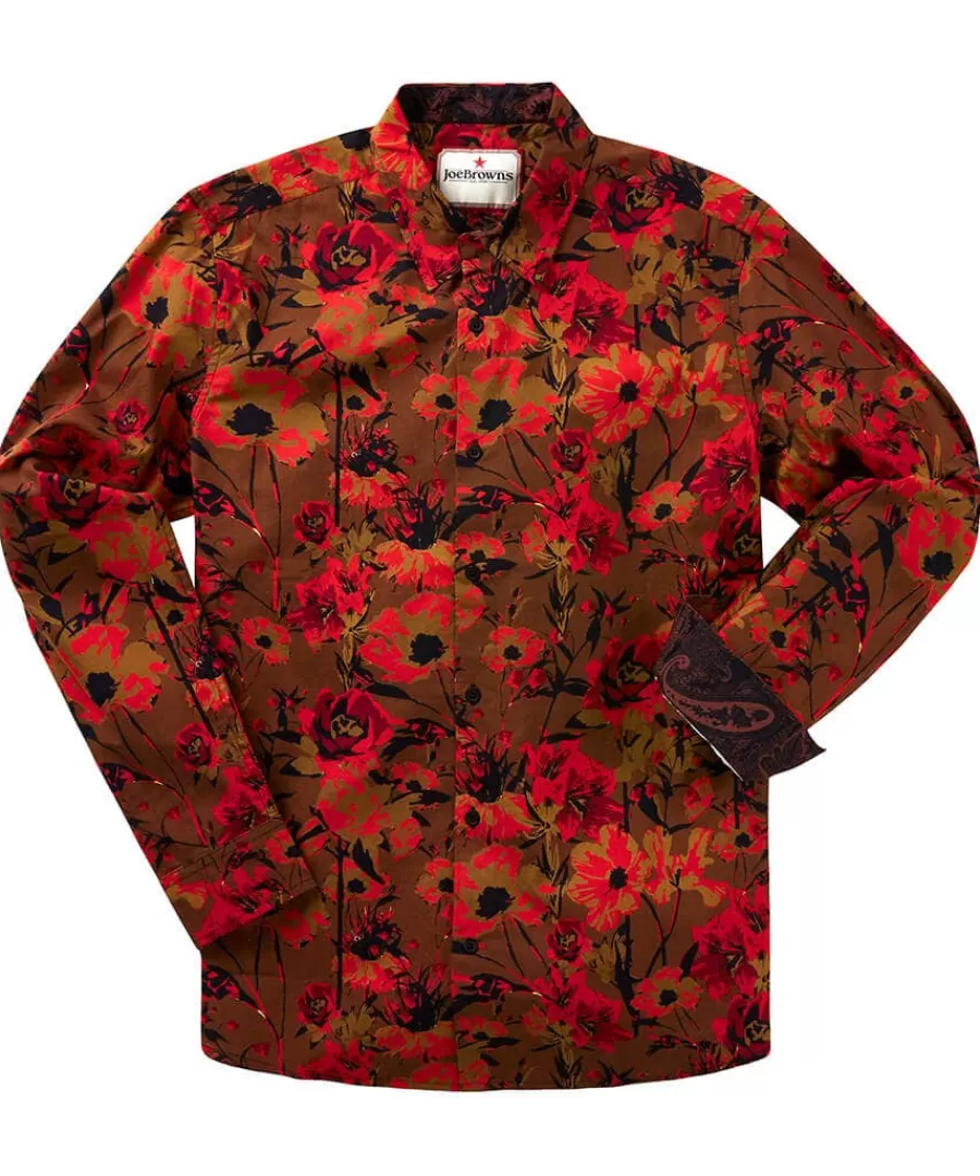Discount Joe Browns Wild Flower Shirt Toffee