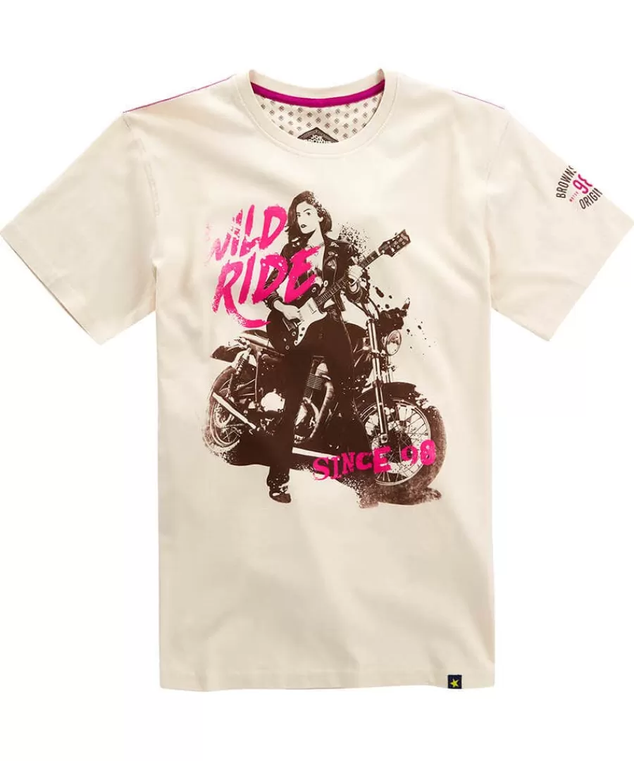 Hot Joe Browns Wild Ride Tee Cream