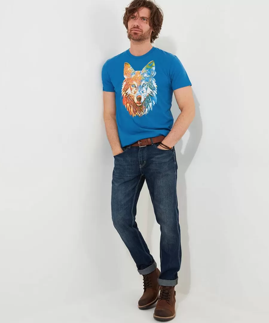 Store Joe Browns Wild Wolf Tee Blue