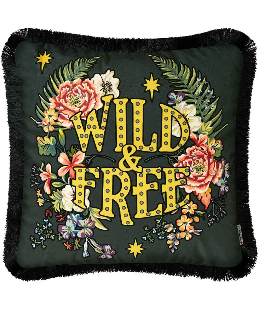 Fashion Joe Browns Wildly Untamed Reversible Cushion Black