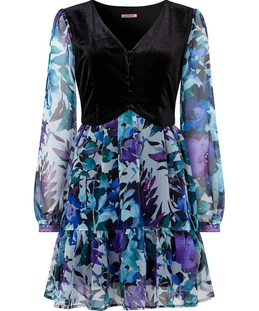 Store Joe Browns Willow Floaty Tunic Blue