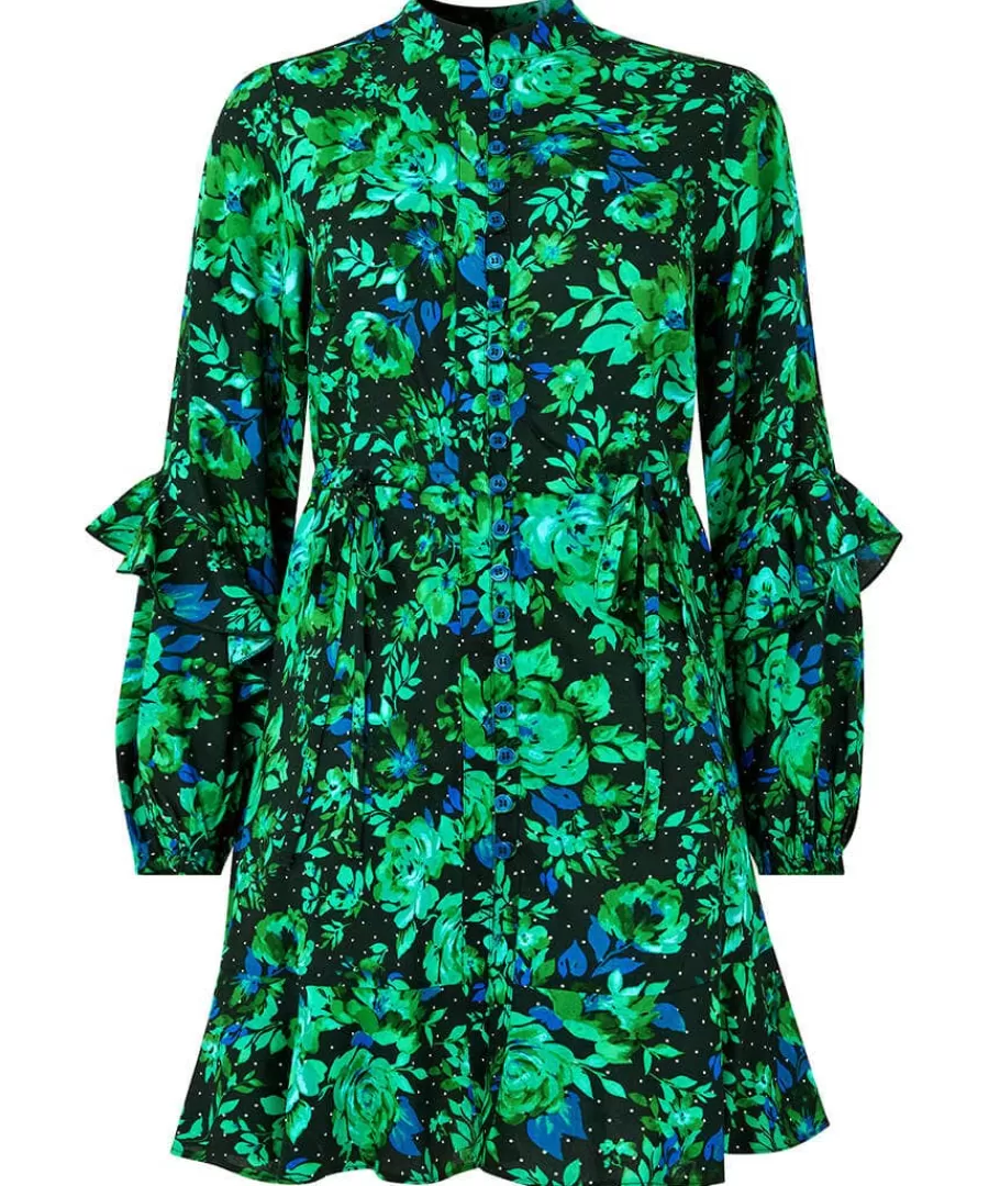 Outlet Joe Browns Winter Florals Tunic Dress Green