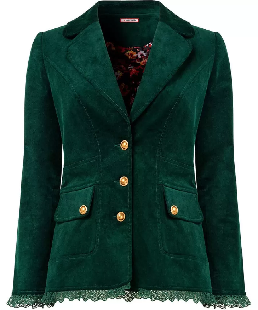 Online Joe Browns Winter Walks Cord Jacket Green