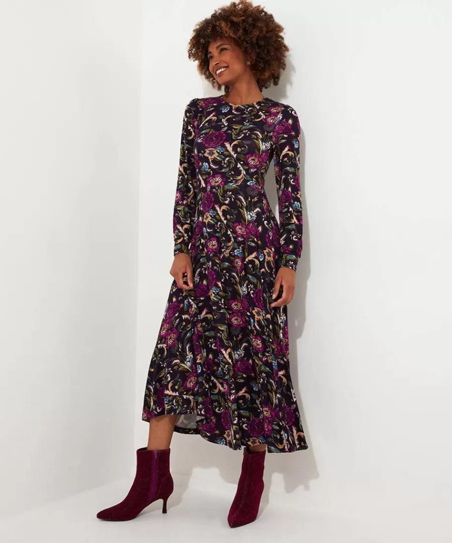 Online Joe Browns Winter Wonders Jersey Dress Purple