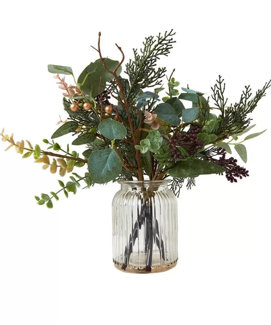 Best Joe Browns Winter's Wish Rustic Eucalyptus Arrangement Green