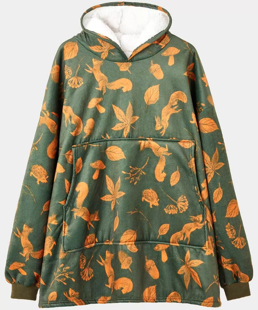 Cheap Joe Browns Woodland Walk Hooded Fleece Green