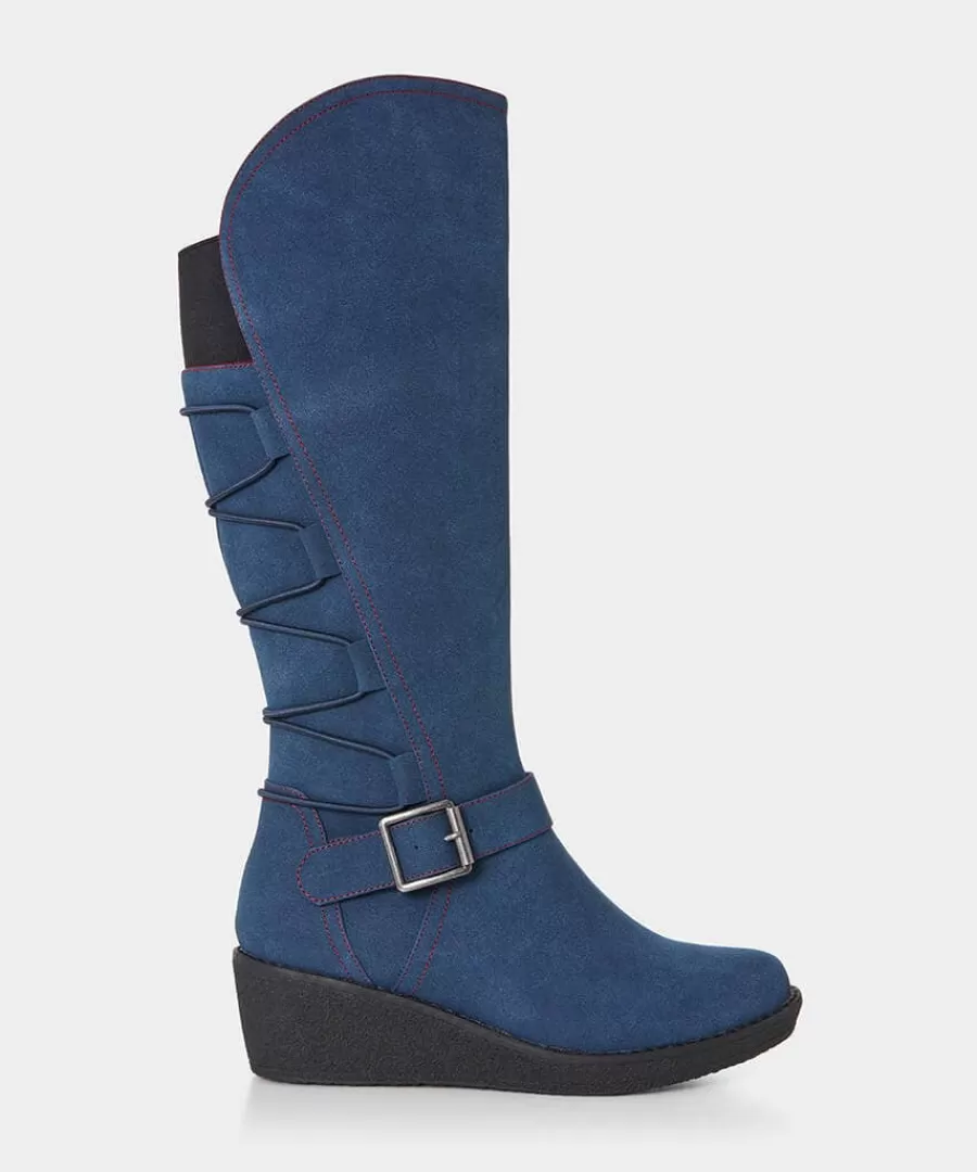 Cheap Joe Browns Woodland Walk Tall Boots Blue