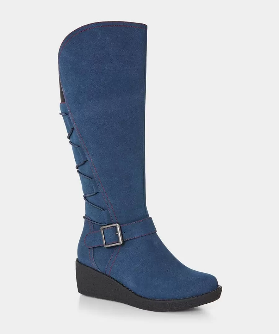 Cheap Joe Browns Woodland Walk Tall Boots Blue