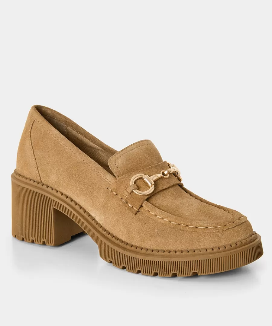 Clearance Joe Browns Your Choice Chunky Suede Shoes Tan